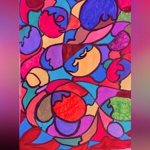 Colorful Abstract Canvas Art